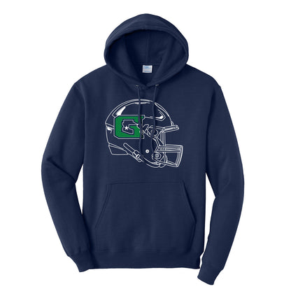 GHS Football Helmet Hoodie