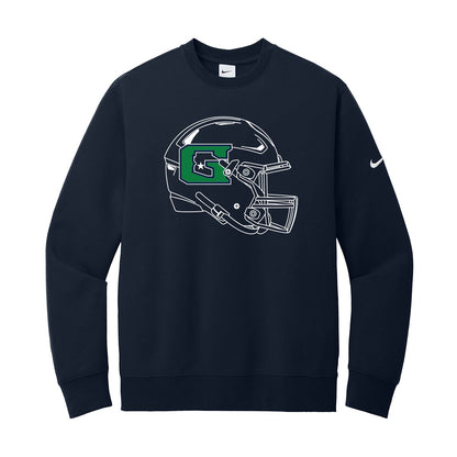 GHS Football Helmet Nike Crewneck Sweatshirt