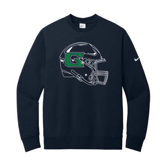 GHS Football Helmet Nike Crewneck Sweatshirt