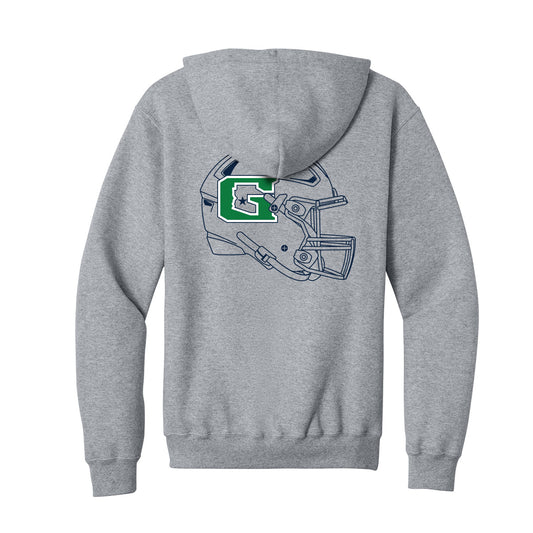 GHS Football Helmet Full Zip Sweatshirt