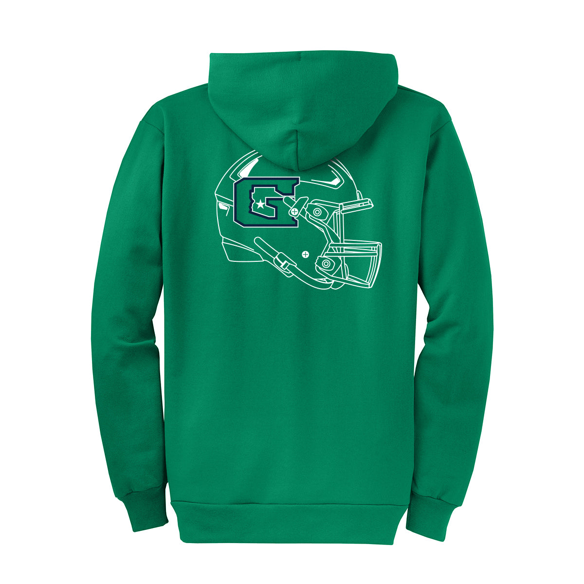 GHS Football Helmet Full Zip Sweatshirt