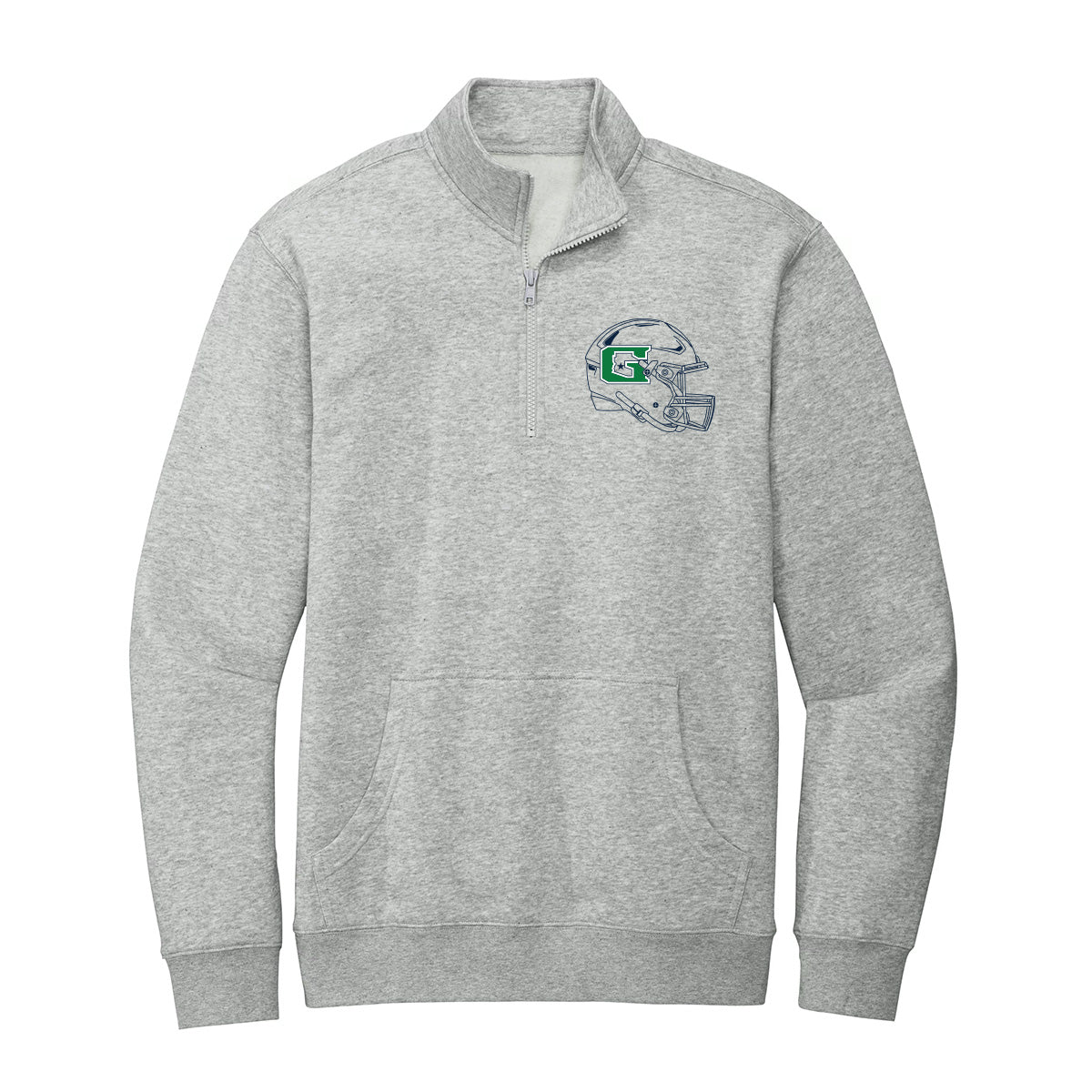 GHS Football Helmet 1/4 Zip Fleece