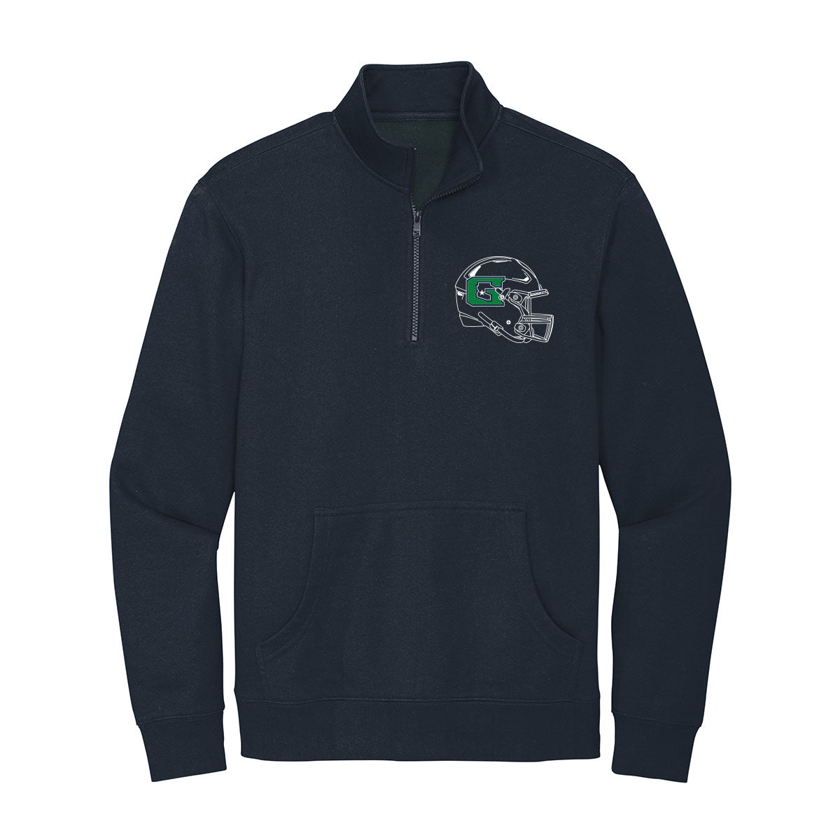 GHS Football Helmet 1/4 Zip Fleece