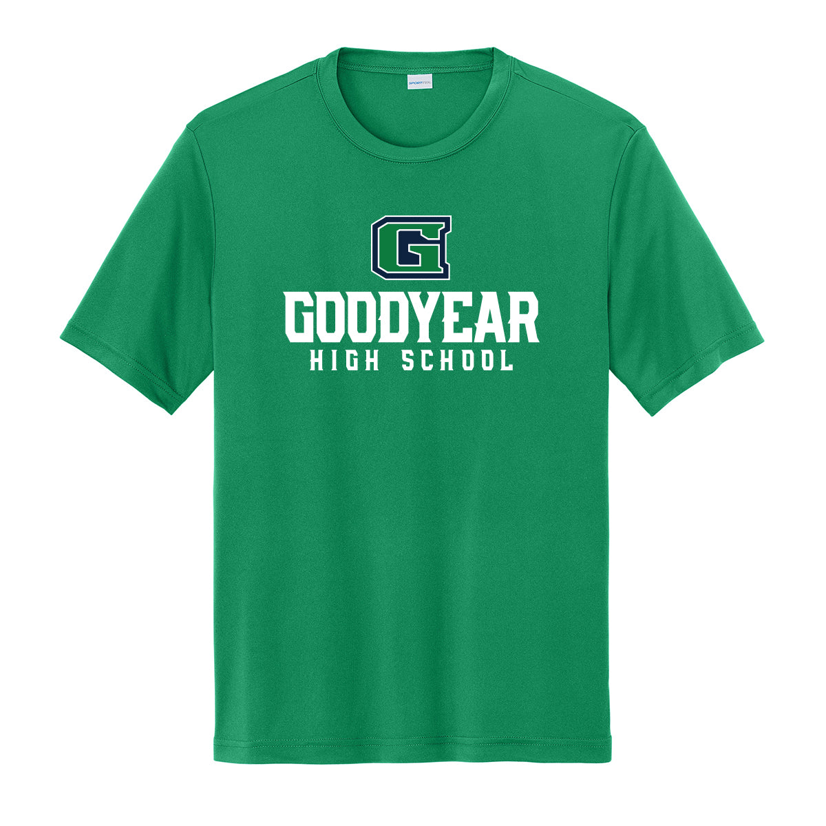 Goodyear High School Stacked Dri Fit Tee