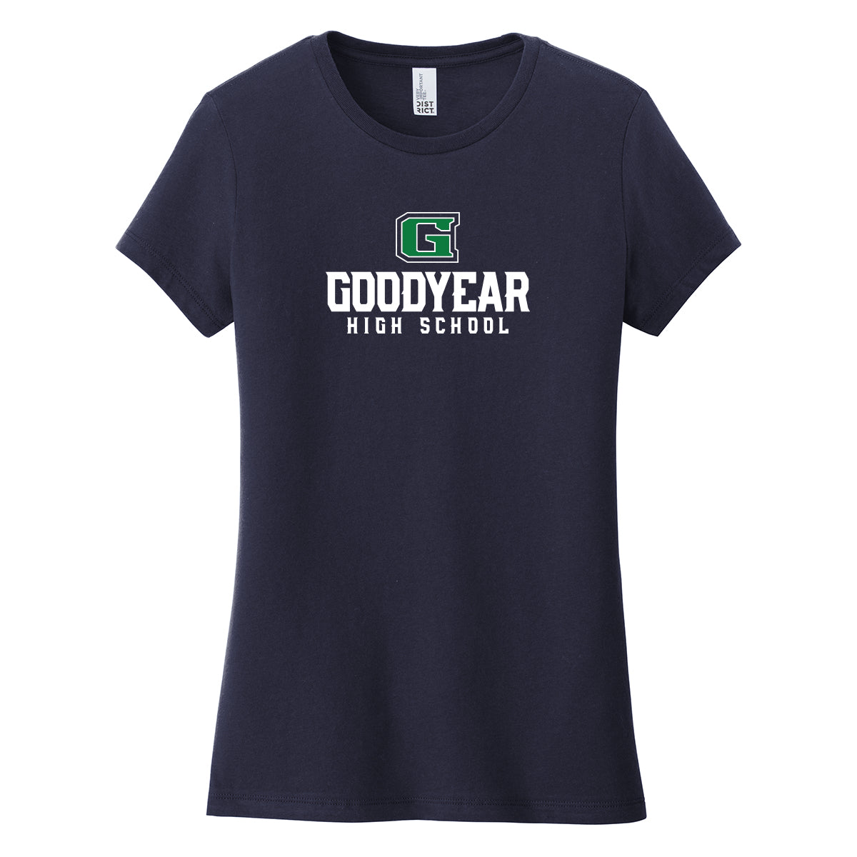 Goodyear High School Stacked Women's Fitted Tee