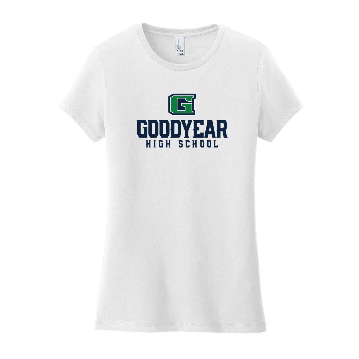 Goodyear High School Stacked Women's Fitted Tee