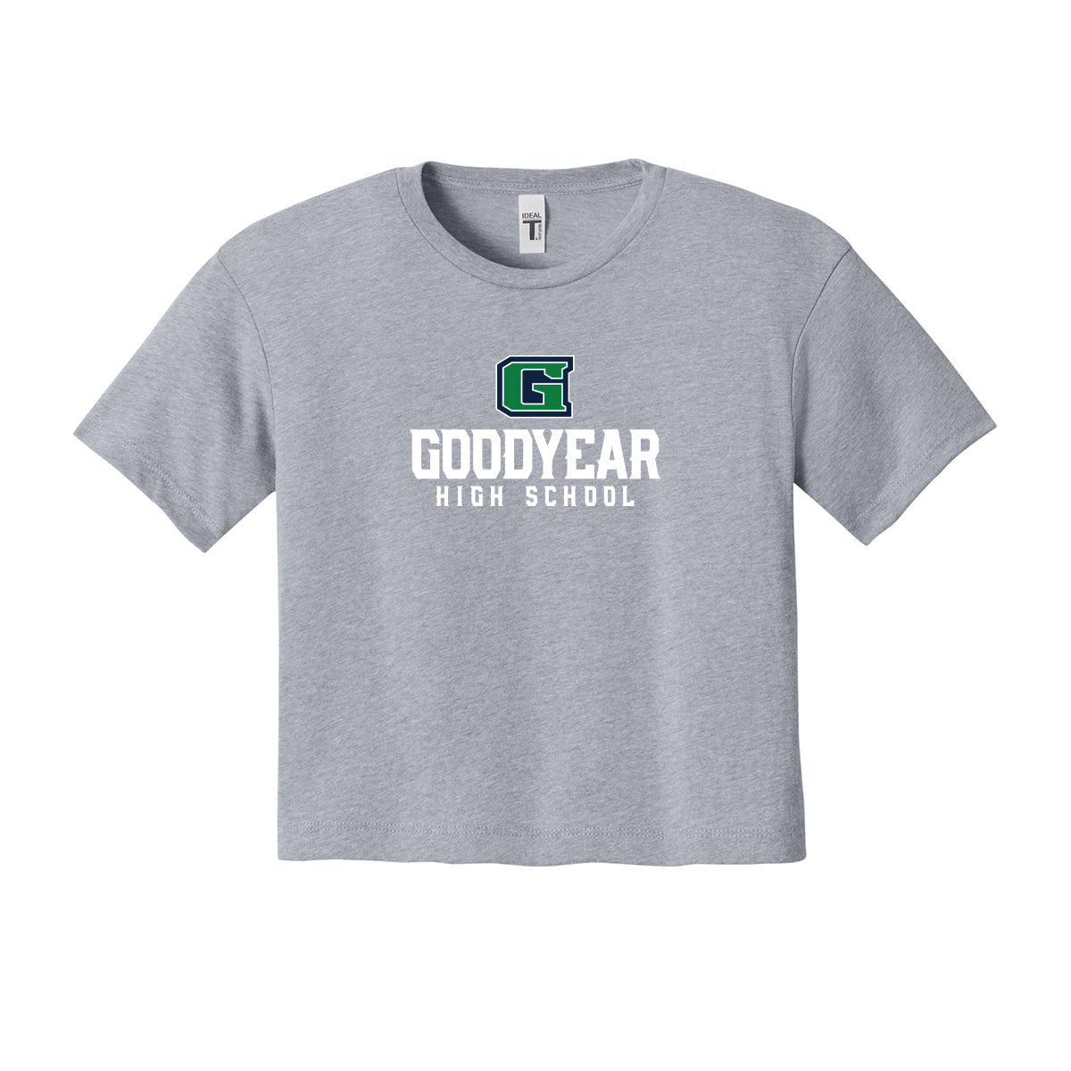 Goodyear High School Stacked Cropped Tee