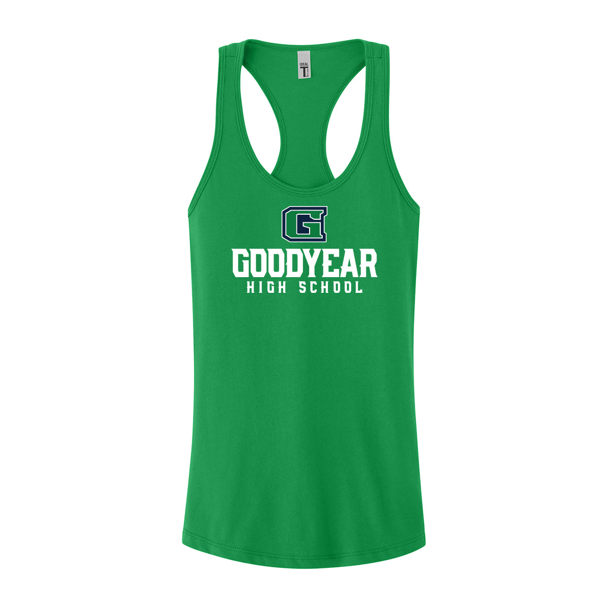 Goodyear High School Stacked Women's Racerback Tank