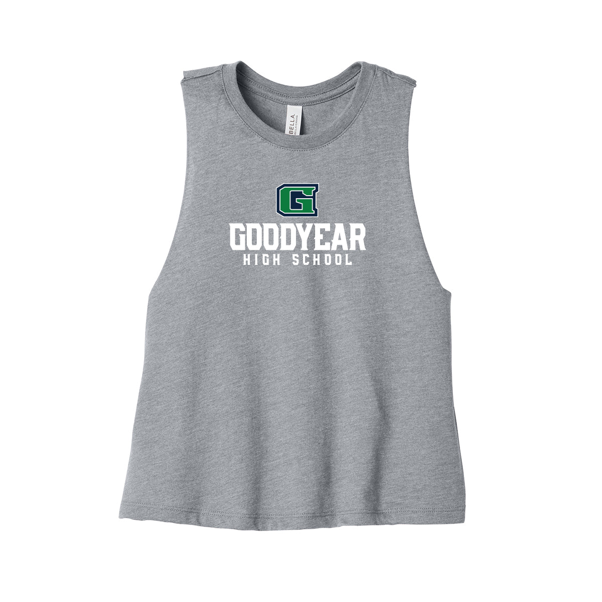 Goodyear High School Stacked Women's Cropped Tank