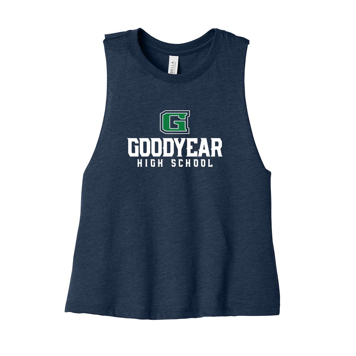 Goodyear High School Stacked Women's Cropped Tank