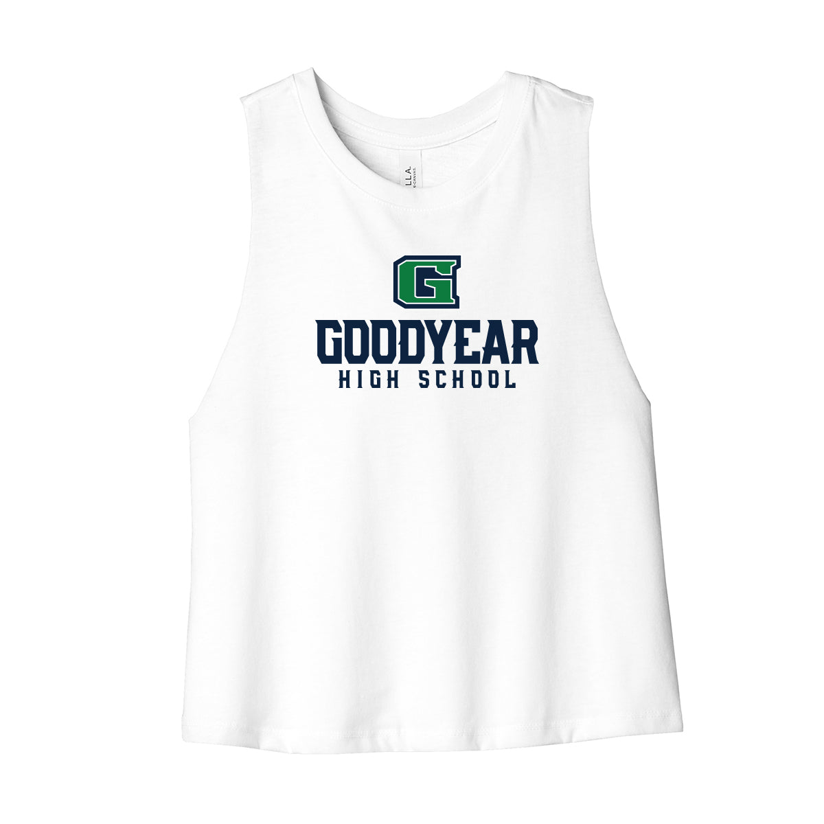 Goodyear High School Stacked Women's Cropped Tank
