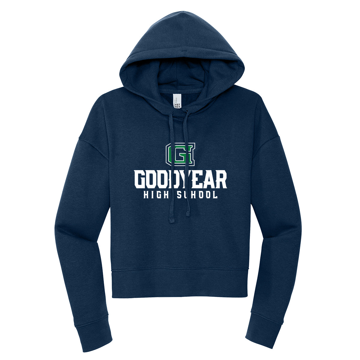 Goodyear High School Stacked Cropped Hoodie