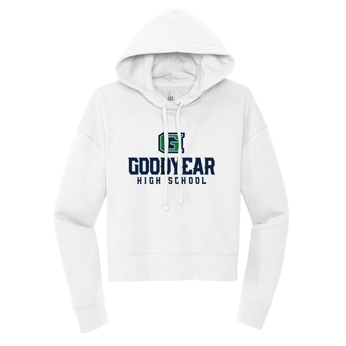 Goodyear High School Stacked Cropped Hoodie