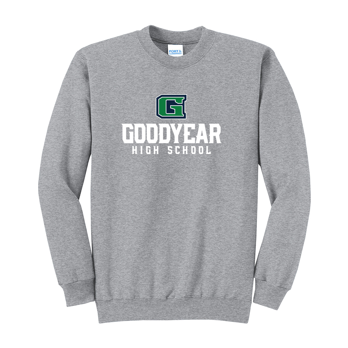 Goodyear High School Stacked Crewneck Sweatshirt