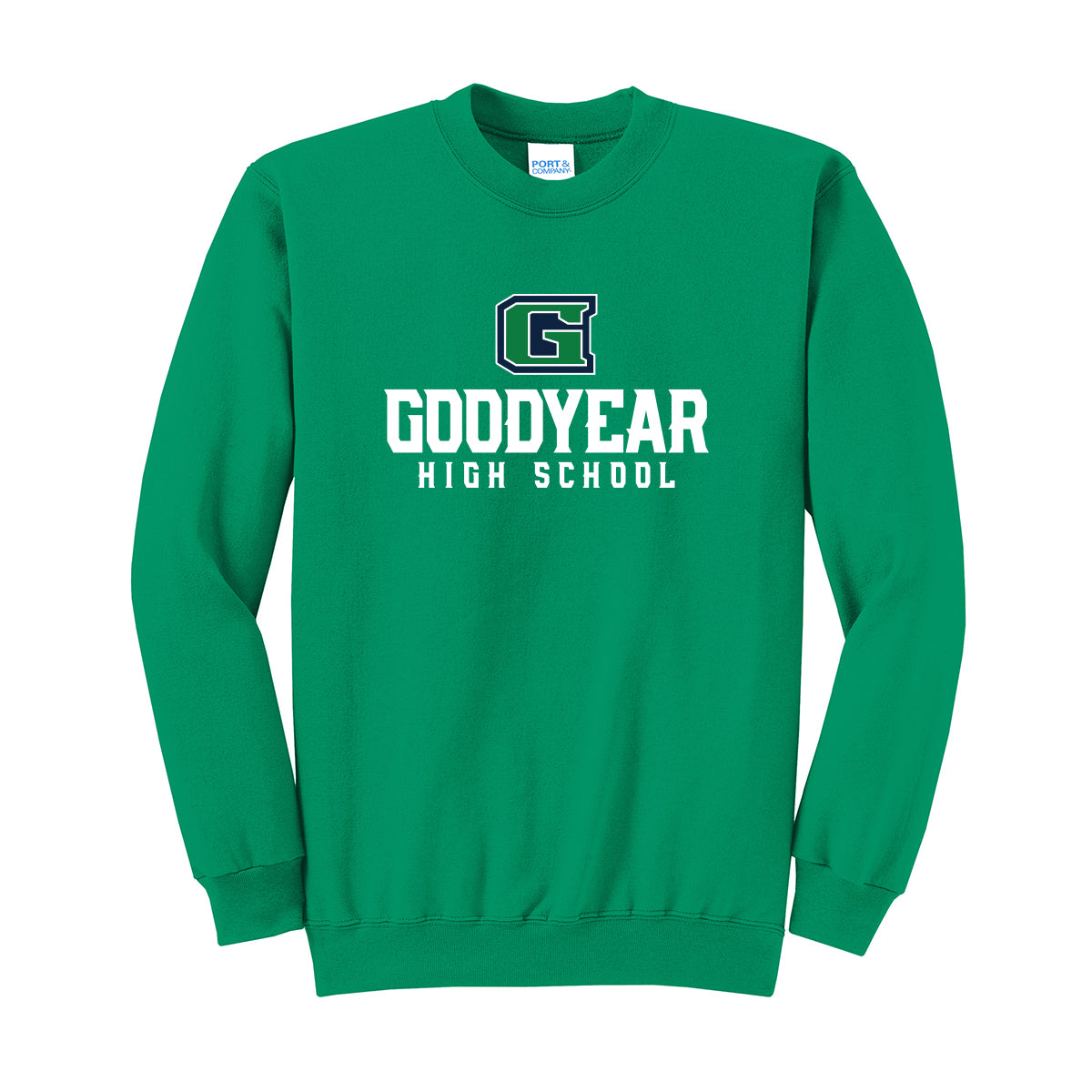 Goodyear High School Stacked Crewneck Sweatshirt