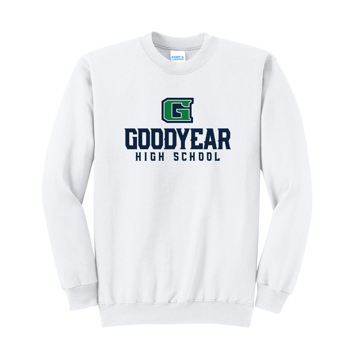 Goodyear High School Stacked Crewneck Sweatshirt