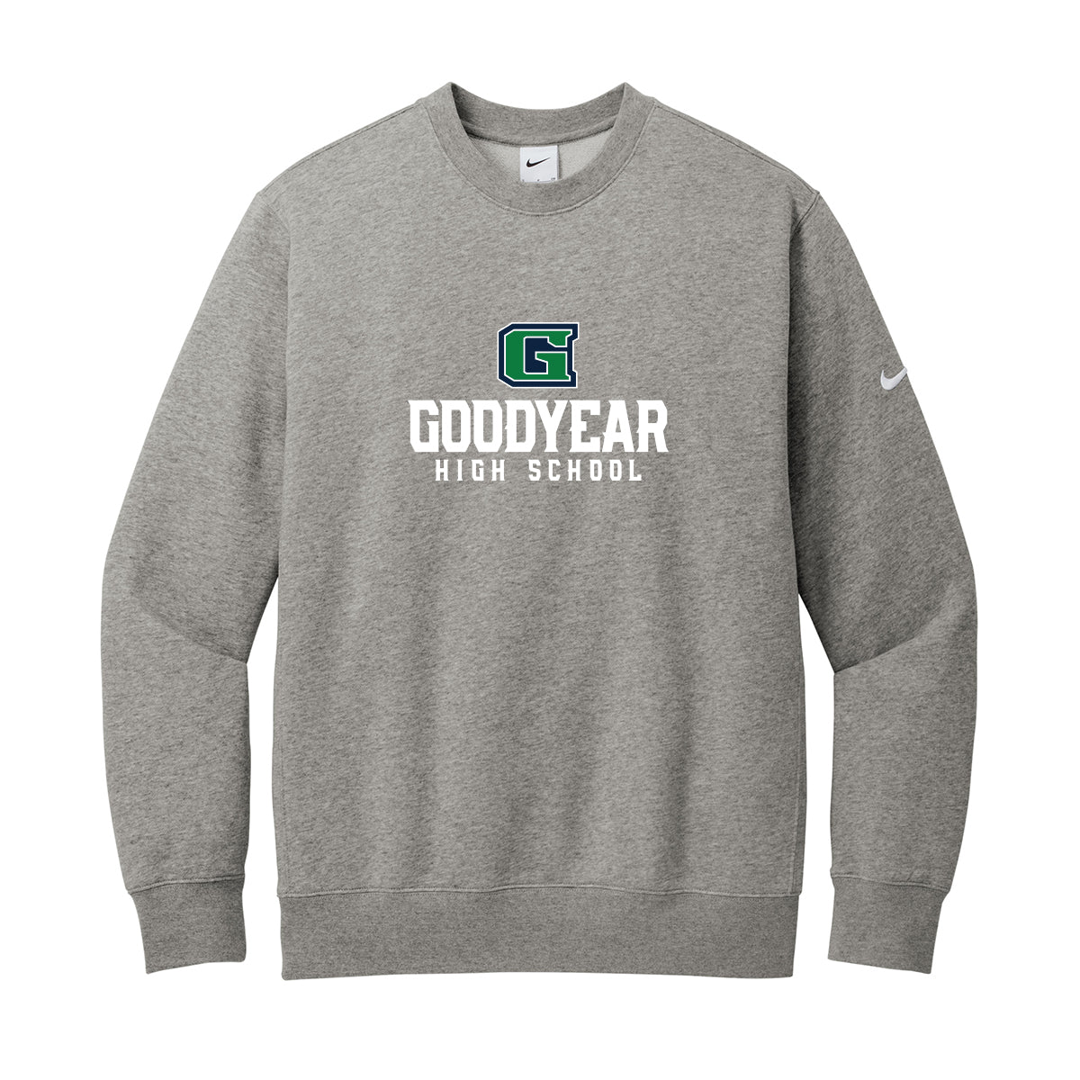 Goodyear High School Stacked Nike Crewneck Sweatshirt