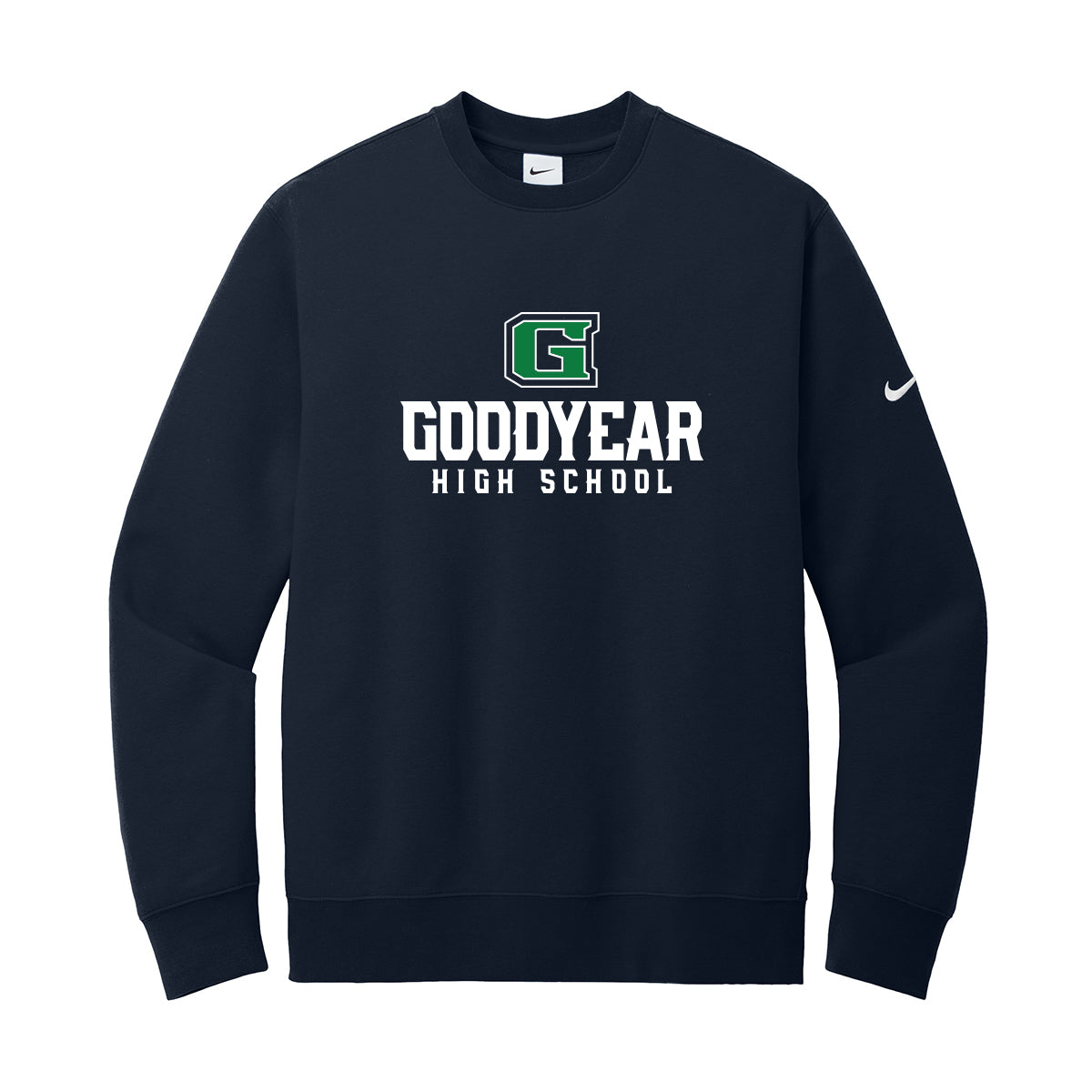 Goodyear High School Stacked Nike Crewneck Sweatshirt