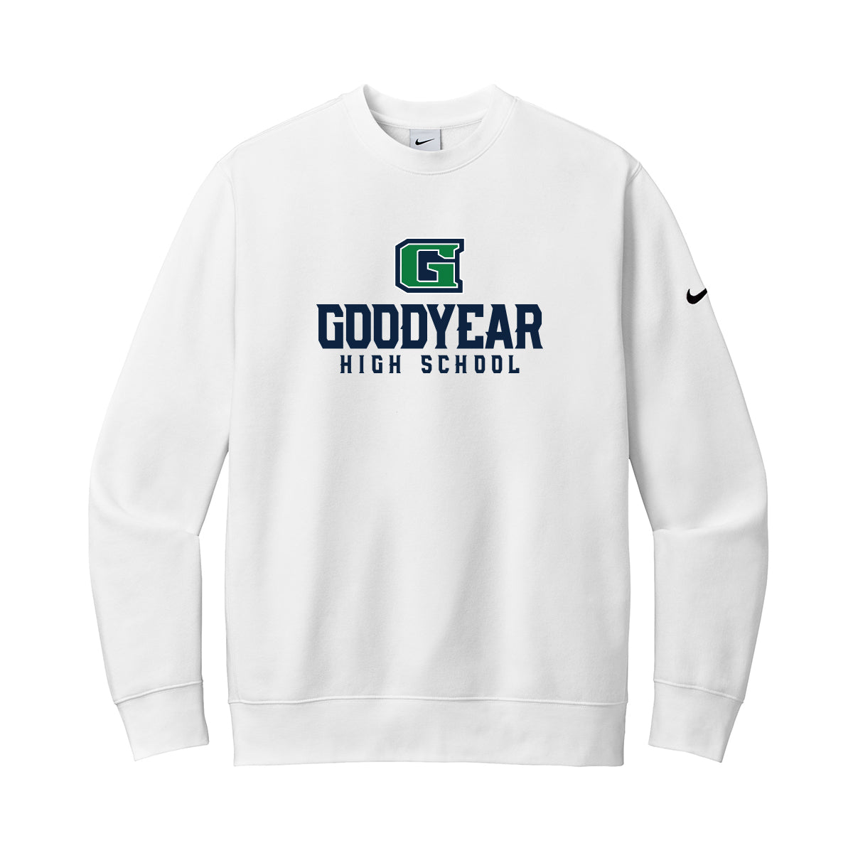 Goodyear High School Stacked Nike Crewneck Sweatshirt