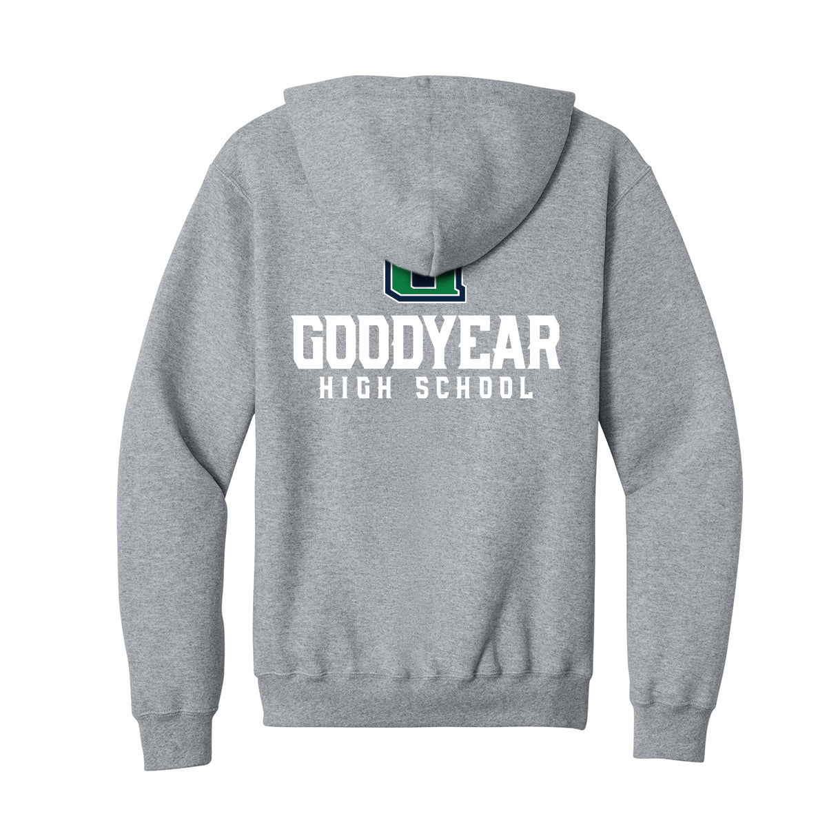 Goodyear High School Stacked Full Zip Sweatshirt