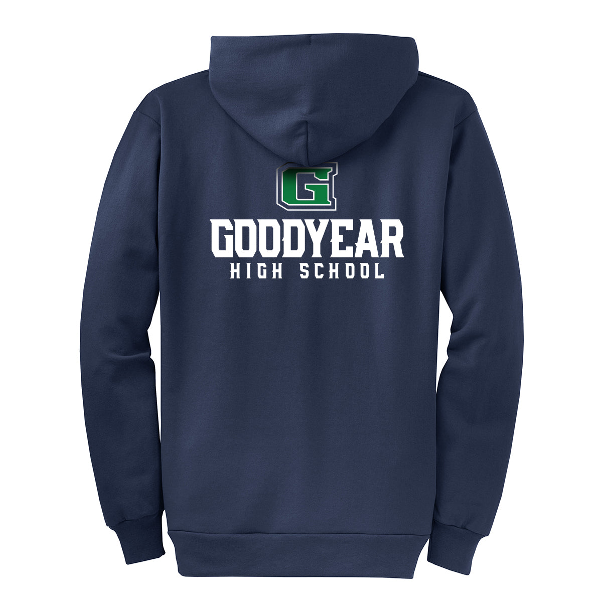 Goodyear High School Stacked Full Zip Sweatshirt