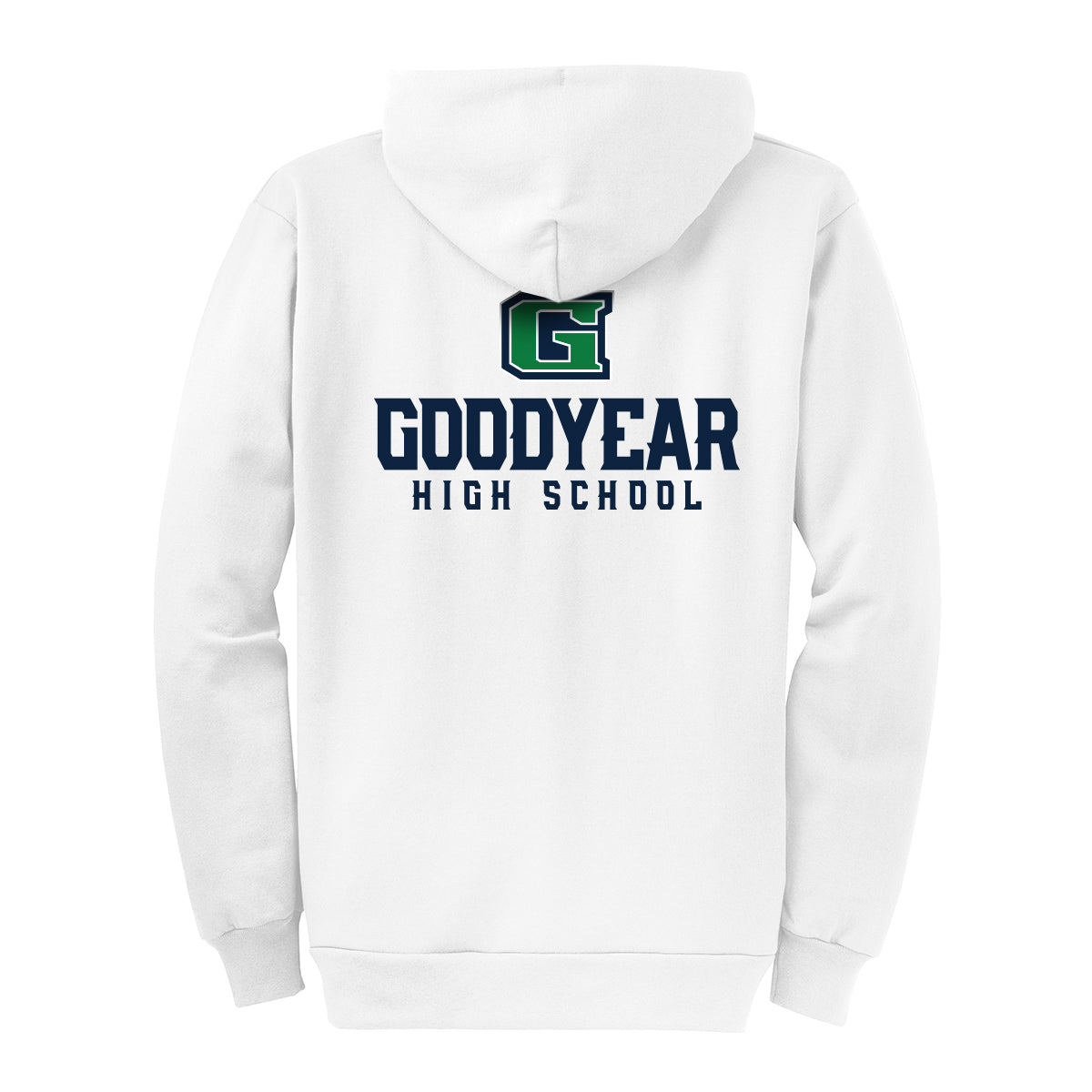 Goodyear High School Stacked Full Zip Sweatshirt
