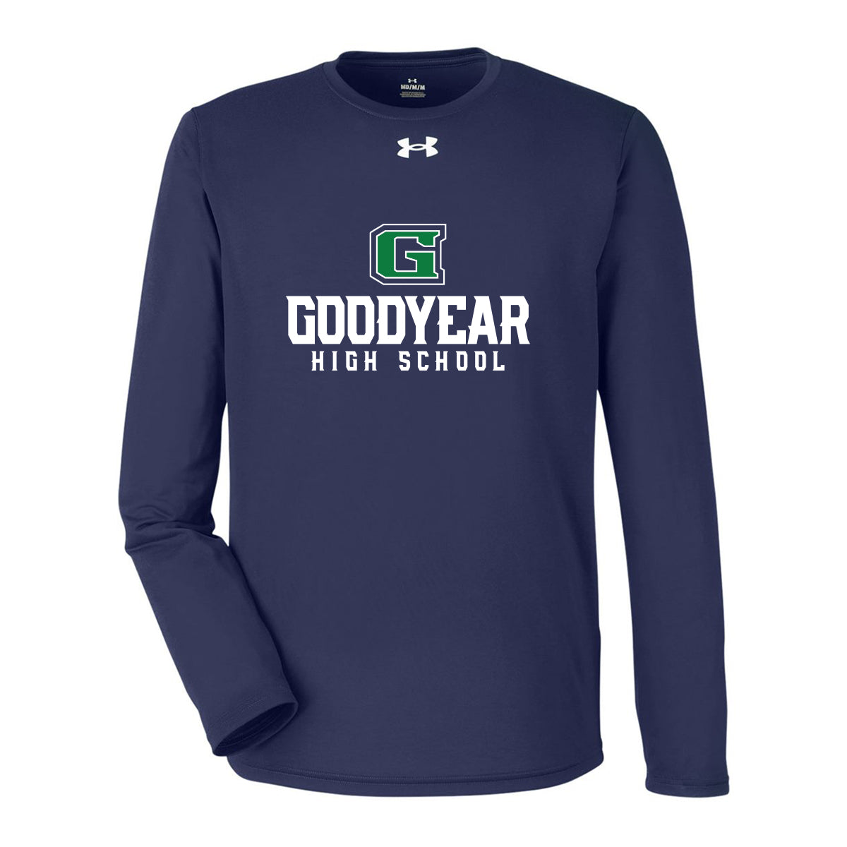 Goodyear High School Stacked Under Armour Long Sleeve Tee