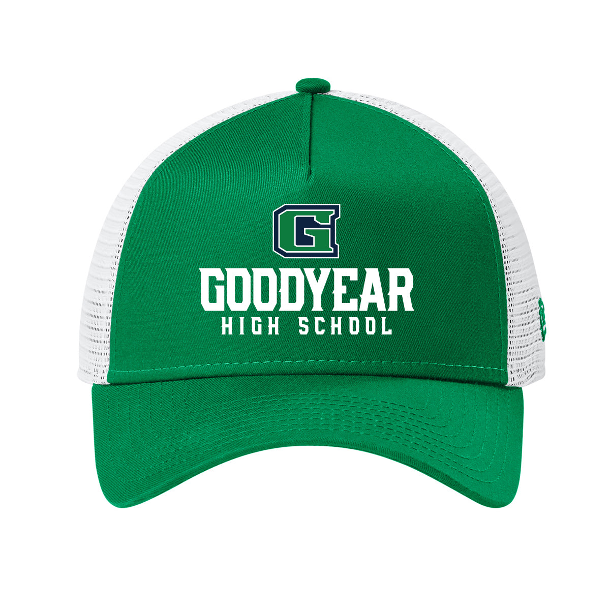 Goodyear High School Stacked Trucker Hat