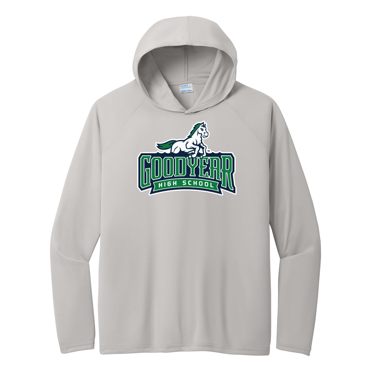 Goodyear High School Performance Hooded Long Sleeve Tee