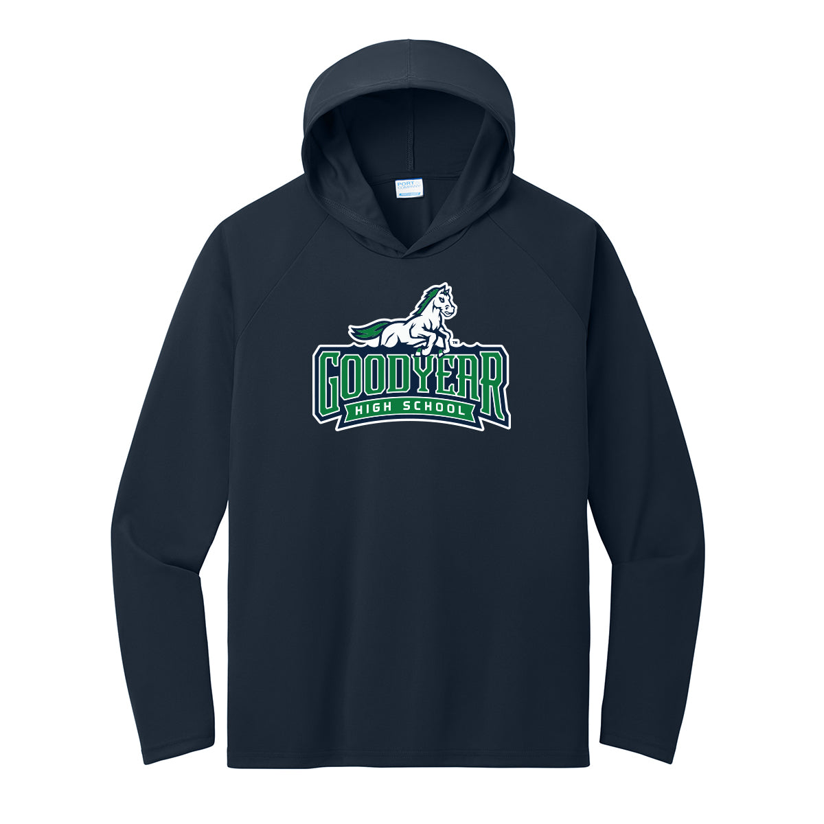 Goodyear High School Performance Hooded Long Sleeve Tee