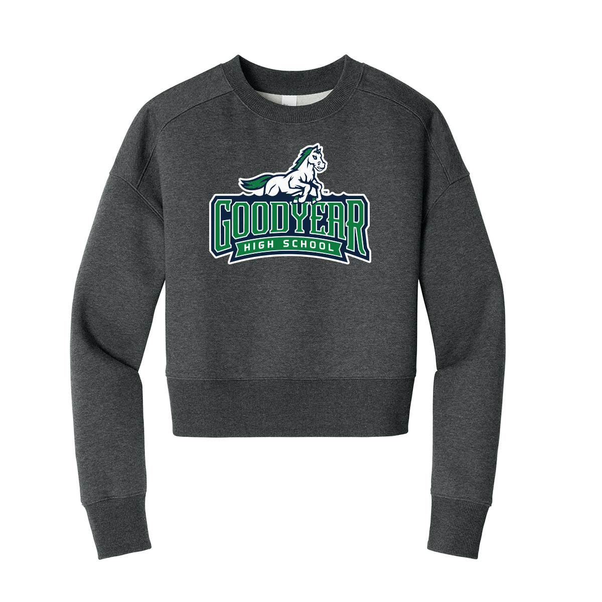 Goodyear High School Cropped Crewneck Sweatshirt