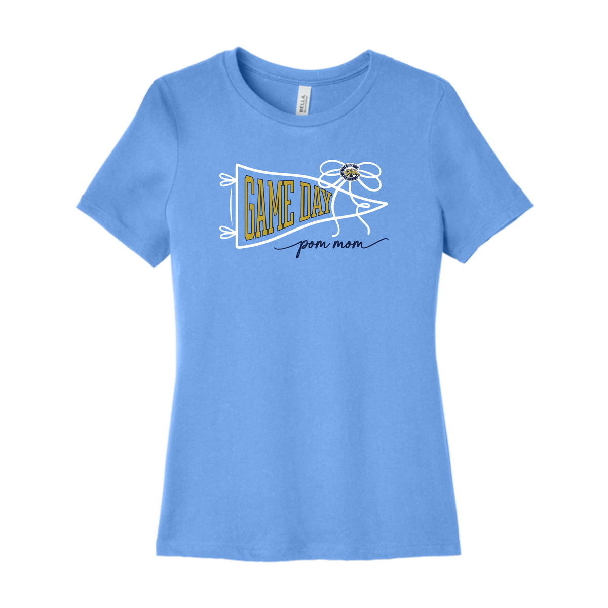 Casteel Game Day Pom Mom Women's Fit Tee