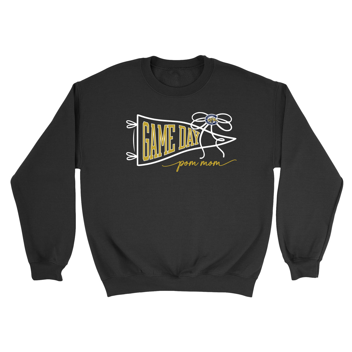 Casteel Game Day Pom Mom Unisex Crewneck Sweatshirt