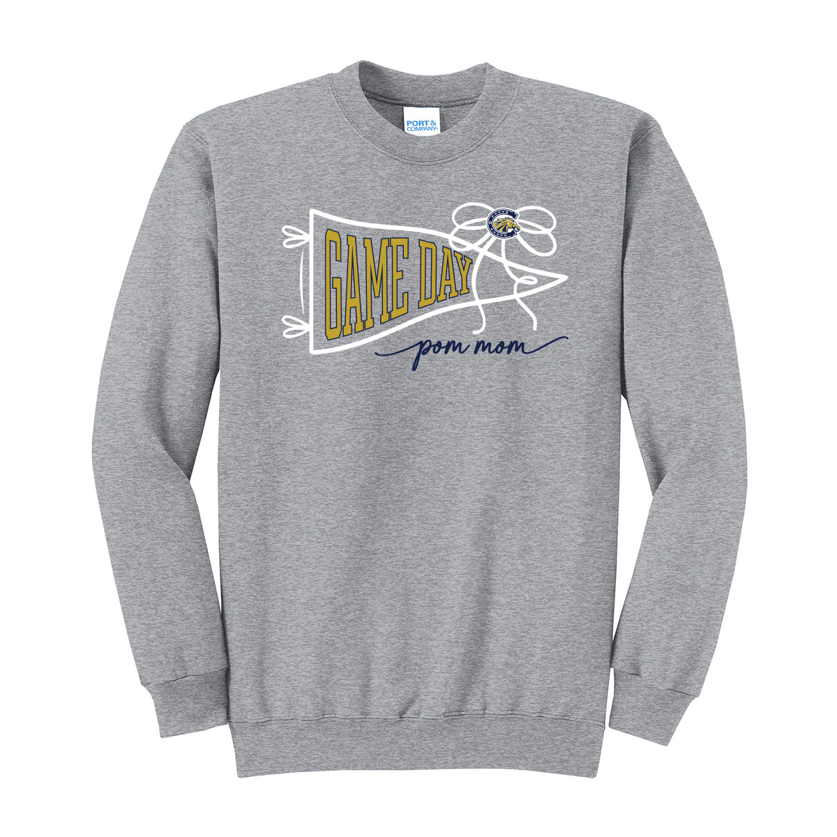 Casteel Game Day Pom Mom Unisex Crewneck Sweatshirt