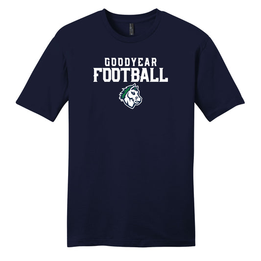 Goodyear Football Stacked Unisex Tee