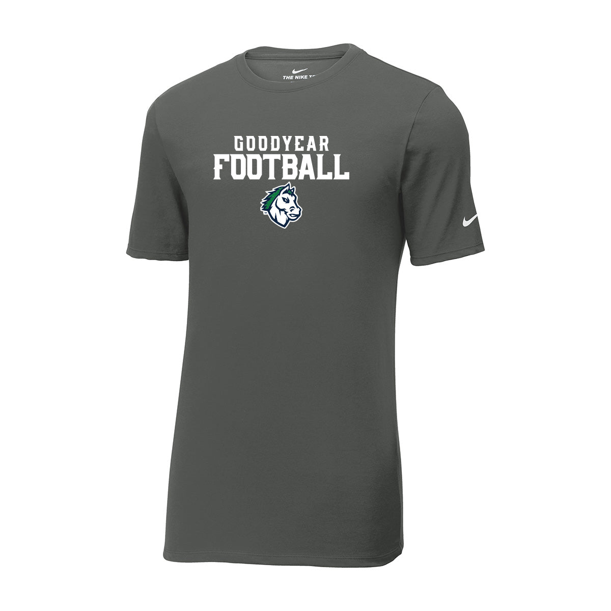 Goodyear Football Stacked Nike Dri-Fit Tee