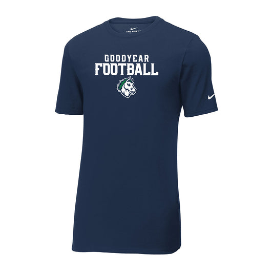 Goodyear Football Stacked Nike Dri-Fit Tee
