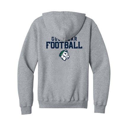 Goodyear Football Stacked Full Zip Sweatshirt