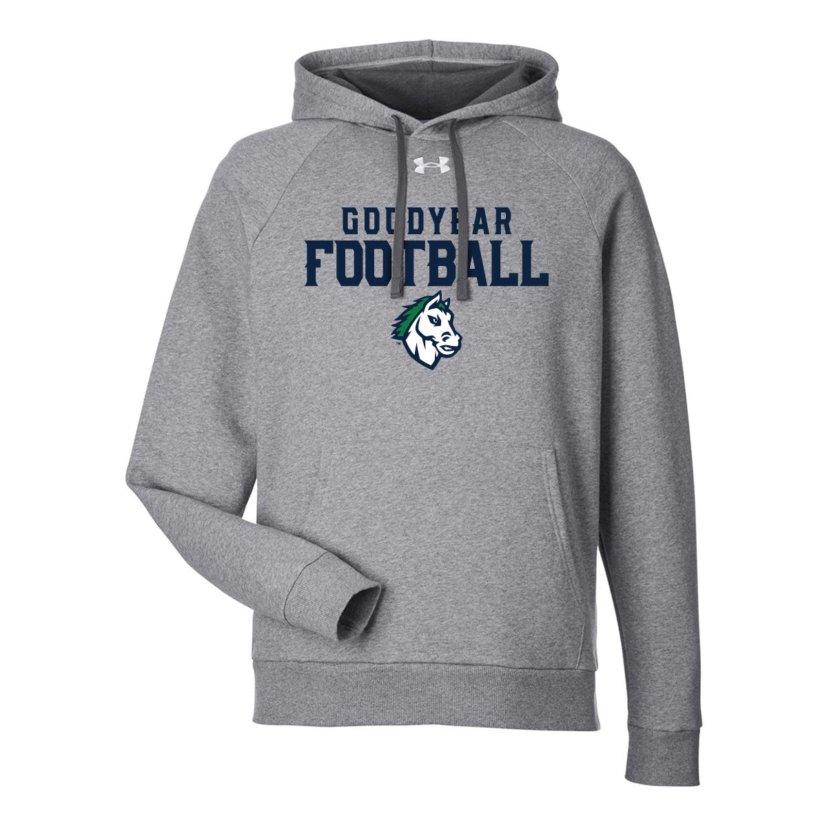 Goodyear High School Football Stacked Under Armour Hoodie