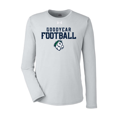 Goodyear Football Stacked Under Armour Long Sleeve Tee