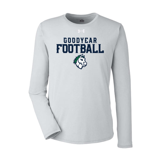 Goodyear Football Stacked Under Armour Long Sleeve Tee