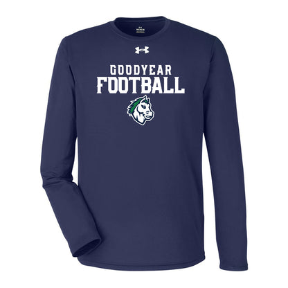 Goodyear Football Stacked Under Armour Long Sleeve Tee
