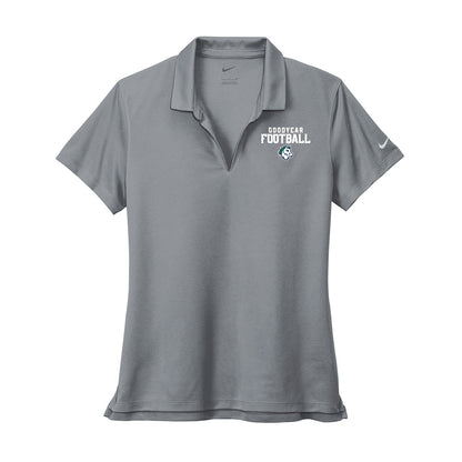 Goodyear Football Stacked Womens Nike Polo