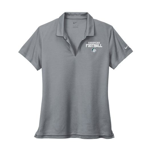 Goodyear Football Stacked Womens Nike Polo