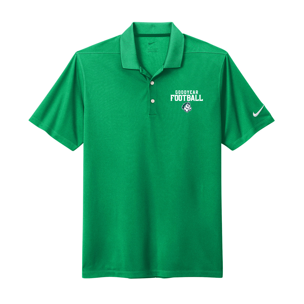 Goodyear Football Stacked Nike Polo
