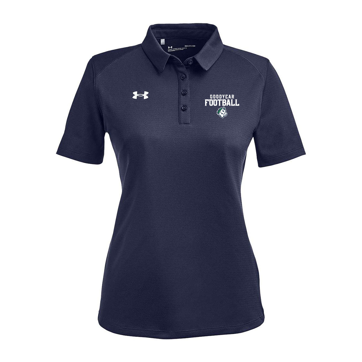 Goodyear Football Stacked Under Armour Polo (Men and Women Style)