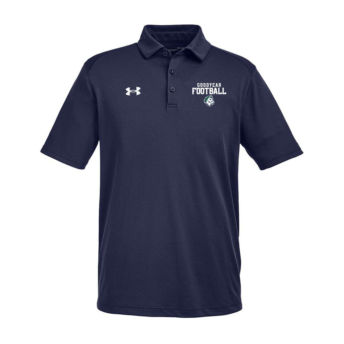 Goodyear Football Stacked Under Armour Polo (Men and Women Style)