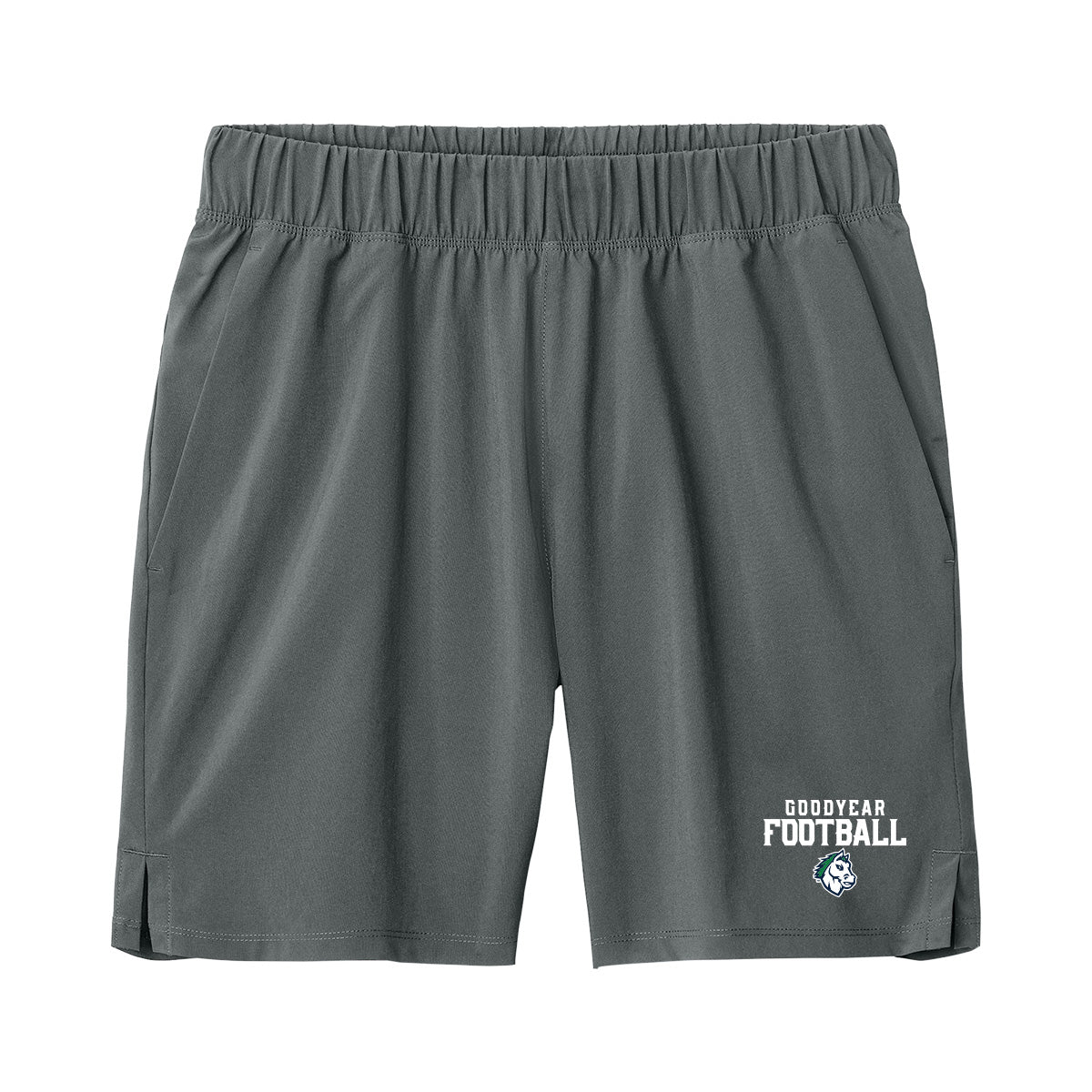 Goodyear Football Stacked Mens Repeat Short