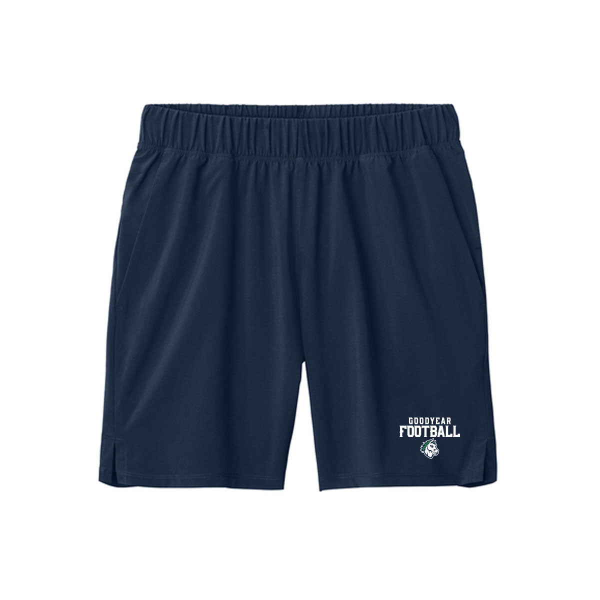 Goodyear Football Stacked Mens Repeat Short
