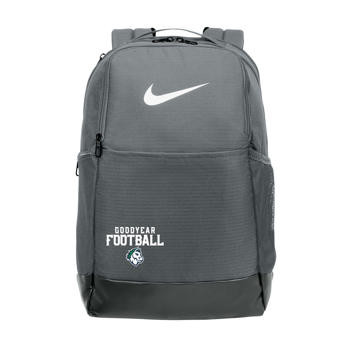 Goodyear Football Stacked Nike Swoosh Backpack